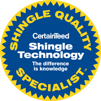 Dayton Roof and Remodeling owner is CertainTeed Shingle Quality Specialist certified